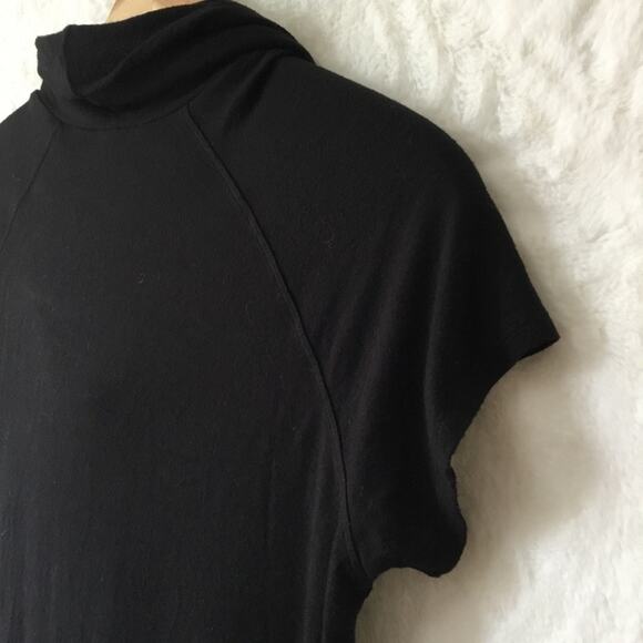 Tahari Black Short-Sleeve Cowl Neck Top - Picture 11 of 13